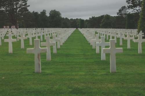 route du cimetiere americain  colleville-sur-mer